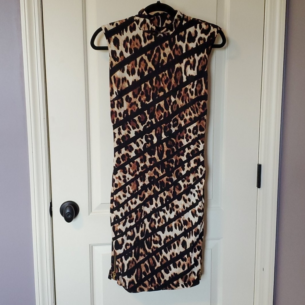 Cache Mock Neck Dress